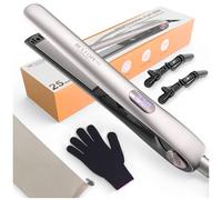BESTOPE PRO Lisseur Cheveux, 2 en 1 Lisseur Boucleur Cheveux Antistatique Revêtement Céramique, Écran LCD, Fer à lisser Chauffage rapide pour cheveux épais, crépus et très longs, 120-230°C