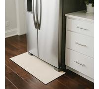 BESTORI Tapis de Réfrigérateur Anti-fuite Antidérapant Protection de Sol Sous le Réfrigérateur Plateau Anti-goutte pour Sécheuse Machine Laver, Beige, 30 x 80 cm