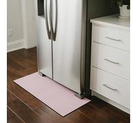 BESTORI Tapis de Réfrigérateur Anti-fuite Antidérapant Protection de Sol Sous le Réfrigérateur Plateau Anti-goutte pour Sécheuse Machine Laver, Rose, 30 x 80 cm