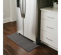 BESTORI Tapis de Réfrigérateur Anti-fuite Antidérapant Protection de Sol Sous le Réfrigérateur Plateau Anti-goutte pour Sécheuse Machine Laver, Gris foncé, 30 x 100 cm