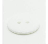 Bestowal 100Pcs Enfants Boutons à Coudre 2 Trous Enfants Boutons de Résine Bricolage Artisanat Rond Bouton Ensemble de Couture Accessoires (Blanc, 15mm)