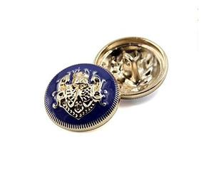 Bestowal 30PCS Boutons de Vêtements - Mode Bouton de Couture en Forme de Bouton en Métal en Forme de Bouton pour Les Hommes Femmes Blazer, Manteau, Uniforme, Chemise, Costume et Veste (Bleu, 20mm)