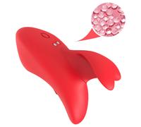 Bestoy - mini vibromasseur doigt rechargeable - silicone rouge