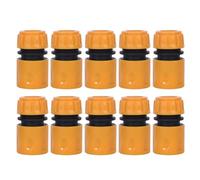 BESTOYARD 10 Pièces Connecteur Étanche Jaune en Plastique pour Tuyau D'arrosage Fixation Rapide, Compatible Système D'irrigation de Jardin, pour Pistolet à Eau Domestique