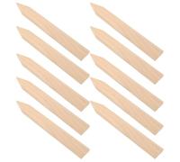 BESTOYARD 10 Pièces Piquet de Bois pour Topographie Surface Plate, Facile à Marquer et Placement Précis, pour Projets D'arpentage et Reconnaissance Routière en Zone Campagne