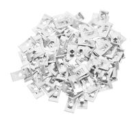 BESTOYARD 100 Pièces Plaque de Verrouillage à Ressort C pour Écrou Rapide Acier Robuste Adaptée aux Cuisines Professionnelles Fours Congélateurs et Lave-vaisselle