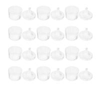 BESTOYARD 12 Pièces Boîte à Bonbons Structure Robuste Ornée avec Couvercle en Plastique Rangement Sécurisé sans Éclaboussures pour Mariage et Fête des Friandises