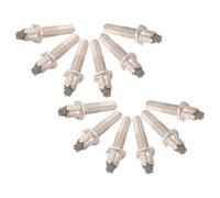 BESTOYARD 12 Pièces Embouts Bâtons de Marche Acier Tungstène Embouts Vis Métalliques de Remplacement pour Bâtons de Randonnée Pointe Hexagonale Résistante pour Trekking Terrain Glissant