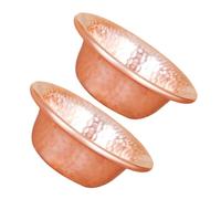 BESTOYARD 2 Pièces Bol D’offrande Bouddhiste en Laiton, Style Vintage | Surface Polie, Stabilité sur Autel, Usage Maison et Fêtes, Adapté aux Collectionneurs et Yoga