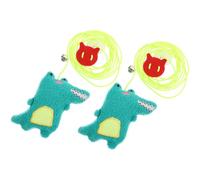 BESTOYARD 2 Pièces Chat Rétractable Interactif Corde Élastique et Peluche | Suspendu, Réglable, Herbe à Chat, Stimule L’exercice et L’intérêt des Félins, Usage Intérieur