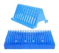 BESTOYARD 2 Pièces Support de Séchage Structure et Design Compact pour Lames de Microscope Laboratoire avec Rack de Coloration pour Usage Scientifique Précis