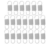 BESTOYARD 20 Pièces Ressort de Crochet D'extension en Acier Inoxydable Argenté Haute Élasticité et Capacités Améliorées de Tension pour Usage Industriel et Domestique