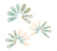 BESTOYARD 24 Pièces Faux Ongles Press-on Français Verts Amande, Finition Lustrée