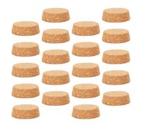 BESTOYARD 25 Pièces Bouchons de Liège Bouchon de Bocal Couvercle D'étanchéité en Liège Diamètre Large Sécurisé pour Clubs et Cafés