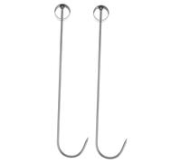 BESTOYARD 2pièces Crochets De Boucher Pour Suspendre Et Découper La Viande Présentoir à Bacon Pour Barbecue Et Rôtissage Accessoires De Cuisine Pour Fumer Et Sécher