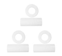 BESTOYARD 3 Ensembles Manchon Mural en PVC Blanc pour Câbles et Tuyaux, | Protection Murale Renforcée, Résistance aux Intempéries Uv, Finition Esthétique pour Usage Extérieur