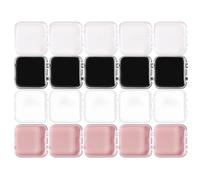 BESTOYARD 32 Pièces Press Nail Organizer Box Stackable Fake Fingernail Storage Case With Individual Slots Space-saving Manicure Display For Salon And Home