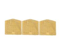 BESTOYARD 3pièces Mini Pyramides Résine Égyptienne Décoration De Table Modèles pour Jardins Miniatures De Sculpture De Style Ancien Accessoire De Paysage pour Maison Et Aquarium