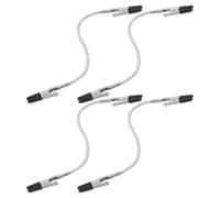 BESTOYARD 4 Pièces Pince Flexible à Col de Cygne à Double Tête pour Soudure | Acier Inoxydable et Alliage D’aluminium, Pinces Crocodiles Isolées, pour Fil et Carte Électronique