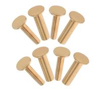 BESTOYARD 4paires Rivets Pour Manche De Couteau Acier Accessoires De Réparation Goujons Métalliques Fixation Solide Remplacement De Poignée Kit De Bricolage
