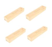 BESTOYARD 4pièces Boîte Bois Pour Test De Grossesse Avec Couvercle Coffret De Rangement Délicat Pour Annonce De Grossesse Et Souvenirs Pour Nouveaux Parents
