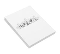 BESTOYARD 50 Pièces Cartes de Placement Festives Blanches en Papier, | Fêtes et Dîners, , Format Table, Usage Mariage ou Réception, Style Hiver
