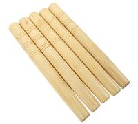 BESTOYARD 5pcs Manches en Bois de Hêtre pour Remplacement D'outils de Jardinage Faucilles et Houes, Faciles à Remplacer, Économie de Travail, Couleur Kaki