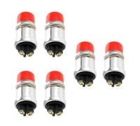 BESTOYARD 6 Pièces Bouton-poussoir de Démarrage Momentané 12v 24v 50a | Remplacement Direct sans Recâblage, Coque Métallique Robuste, Contacts Argentés Épais, pour Voitures et Tracteurs