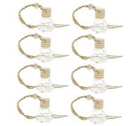 BESTOYARD 8pièces Bouteilles De Parfum Vides Transparentes pour Diffuseur Arome Auto Décoration De Rétroviseur avec Design Élégant Et Personnalisable