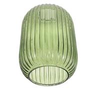 BESTOYARD Abat-jour en Verre Cylindre Vert à Rayures pour Lustres