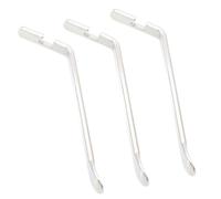 BESTOYARD Acier Démonte-pneus de Vélo pour Pneus, Levier Robuste 3 Pièces | Bords Doux pour Talon, Forme Courbée, Prise Antidérapante, Se Glisse Sacoche, Lot de Deux