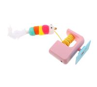 BESTOYARD Automatique pour Chat à Suspendre, Rétractable, Rose | Plastique et Feutre, Interaction Simulée, Moteur Stable, Usage Maison, pour Chats et Petits Espaces