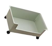 BESTOYARD Bibliothèque à roulettes 1 Pcs Bac de Rangement en Plastique Mobile Étagère Roulante Rangement Pratique pour Organisateur pour pour Dortoir et Bureau
