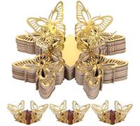 BESTOYARD Boîte de Chocolats en Papier Unique 50 Pièces, Caissettes Cupcake Carrées et Décorations, Emballage Sûr et Facile pour Bonbons et Petites Douceurs Lors de Fêtes
