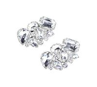 BESTOYARD Boucles Clips de Chaussures en Strass Cristal Diamonds pour Femmes de la mariée Décoration de Chaussures de Bricolage