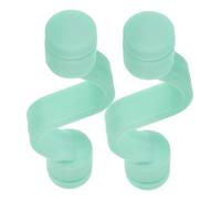 BESTOYARD Cale-porte Magnétique Pour Lave-linge à Chargement Frontal 2 Pièces, Support De Porte Amovible En Plastique Vert, Butée De Porte Ventilée Anti-odeurs Pour Buanderie Et Usage Domestique