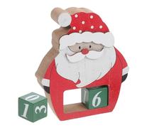 BESTOYARD Calendrier de L'avent 100 Jours en Bois, Décoration de Table | Compte à Rebours Festif, Usage Bureau, Blocs Numérotés, Style Saisonnier pour Événement