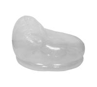 BESTOYARD Canapé Gonflable Transparent en PVC Surface Lisse Claire, Design Transparent, Facile à Nettoyer, Gain de Place, pour Chambre ou Plage pour Garçon et Filles