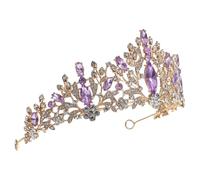BESTOYARD Coiffe de Mariage en Alliage de Zinc Éléments Scintillants, Couronne Brillante pour Femmes, Effet Visuel Charmant, pour Anniversaire et Photographie