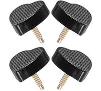 BESTOYARD Conseils pour Talons de Cœur pour Chaussures à Talons Hauts, Pvc Noir, Pratique et Robuste, 2 Paires, Réparation Simple et Décorative pour Femmes