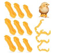 BESTOYARD Correcteurs de Jambe pour Poussins 12pcs en PVC avec Diamètres Variés Support Durable pour Correction Orthopédique de Pattes Évasées chez Poulets en Élevage