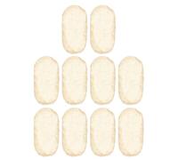 BESTOYARD Coussinets de Chevalet Tapis Beige 10pcs en Peau de Mouton Protection Antitranspiration Solide pour Violon pour Performances Intenses et Concerts