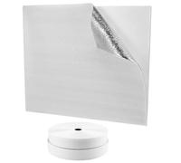 BESTOYARD Couvercle de Plafond Isolant en Aluminium Blanc pour Ventilateur de Grenier, Prévention des Fuites D'air, Installation Facile en Combles, Adapté aux Sandales Femme
