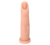 BESTOYARD Doigt Factice en Silicone pour Manucure, Modèle Réaliste Beige pour Entrainement Nail Art, Accessoire Léger 1pc, Adapté aux Débutants Décorations D'ongles