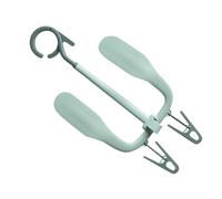 BESTOYARD Étagère à Chaussures Rotative Coupe-Vent Crochet Antidérapant et Pince Intégrée, Rangement Multifonction pour Chaussures et Semelles, Couleur Vert, Matériau Abs et PP