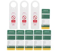 BESTOYARD Étiquettes D'inspection D'échelle 3 Porte-étiquettes Solide et Résistantes aux Intempéries 6 Inserts pour Sécurité des Machines Industrielles et Échafaudages en Milieu