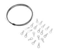 BESTOYARD Fil Chauffant Rond en Nickel-chrome pour Thermoscelleuse Argenté, Haute Efficacité et Scellage Précis, pour Emballage Alimentaire