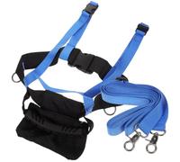 BESTOYARD Harnais de Ski Sécurité pour Garçon et Filles Ceinture D'équilibre pour Ski Nylon Polyester Bleu et Enseignement de L'équilibre et Skating