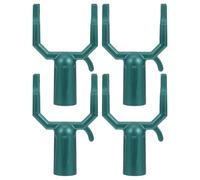 BESTOYARD Kit de Support de Branches d'arbre en Alliage D'aluminium Vert 4pcs pour Stabiliser Arbres Fruitiers et Vigne Diamètre Intérieur 19mm Adapté Tube Rond 0,75 Pouce