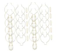 BESTOYARD Lot de 10 Boucles De Verrouillage Métalliques en Acier Inoxydable 78mm, Fermeture Étanche pour Bocaux en Verre, Accessoires pour Pots De Miel, Usage Domestique Et Professionnel